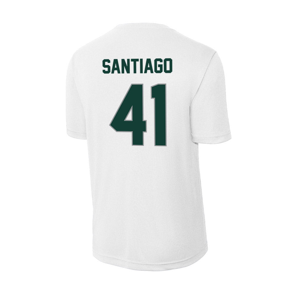 Michigan State - NCAA Football : David Santiago - Activewear T-Shirt-1