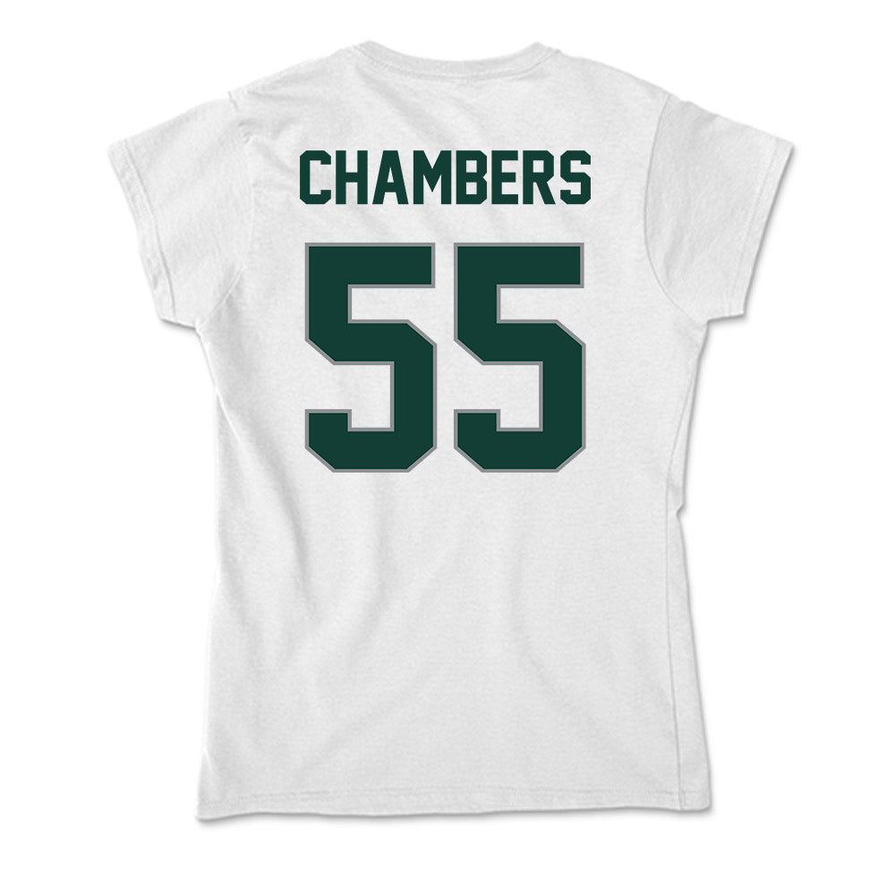 Michigan State - NCAA Baseball : Brady Chambers - Soft Style Women’s T-Shirt-1