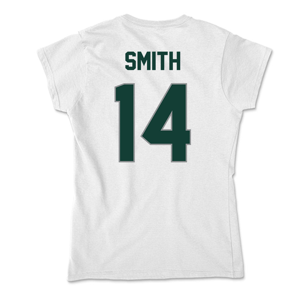 Michigan State - NCAA Men's Basketball : Davis Smith - Soft Style Women’s T-Shirt-1