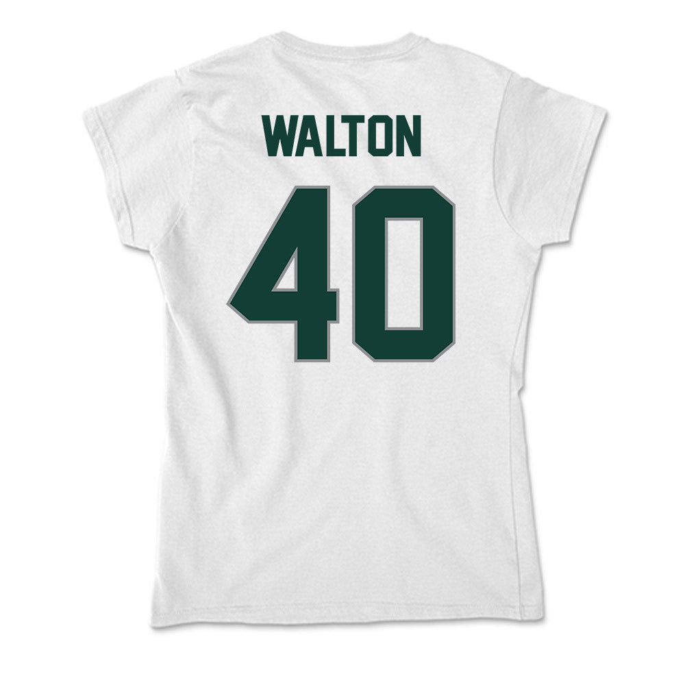 Michigan State - NCAA Men's Basketball : Brennan Walton - Soft Style Women’s T-Shirt-1