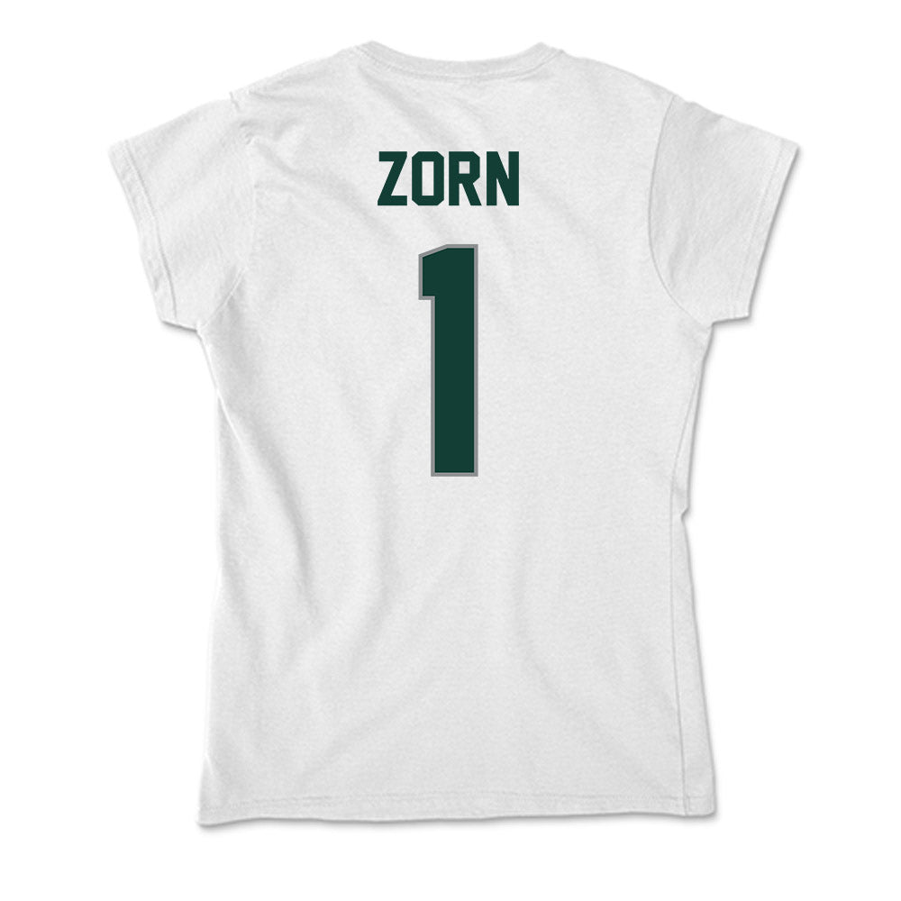 Michigan State - NCAA Women's Soccer : Kennedy Zorn - Soft Style Women’s T-Shirt-1