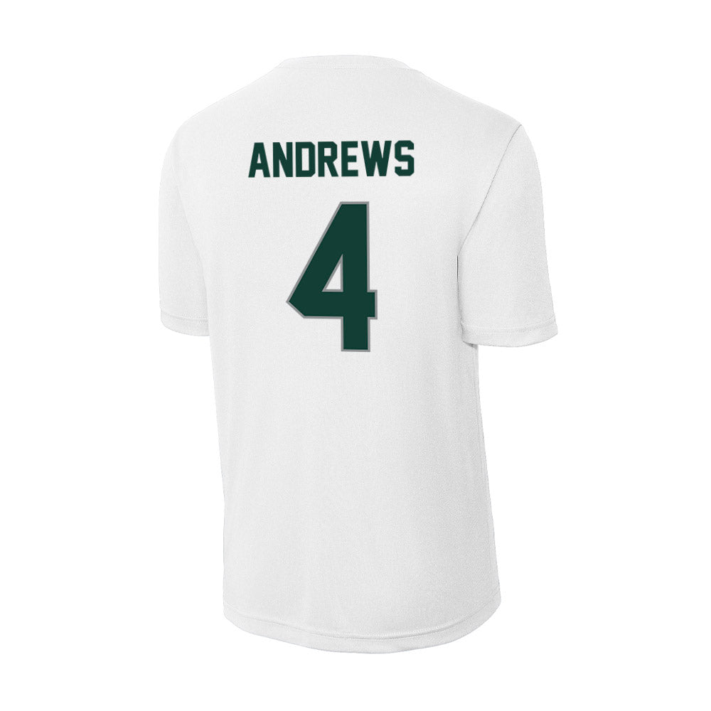 Michigan State - NCAA Women's Volleyball : Madi Andrews - Activewear T-Shirt-1