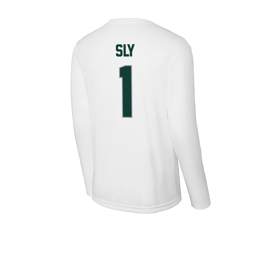 Michigan State - NCAA Men's Soccer : Michael Sly - Activewear Long Sleeve T-Shirt-1