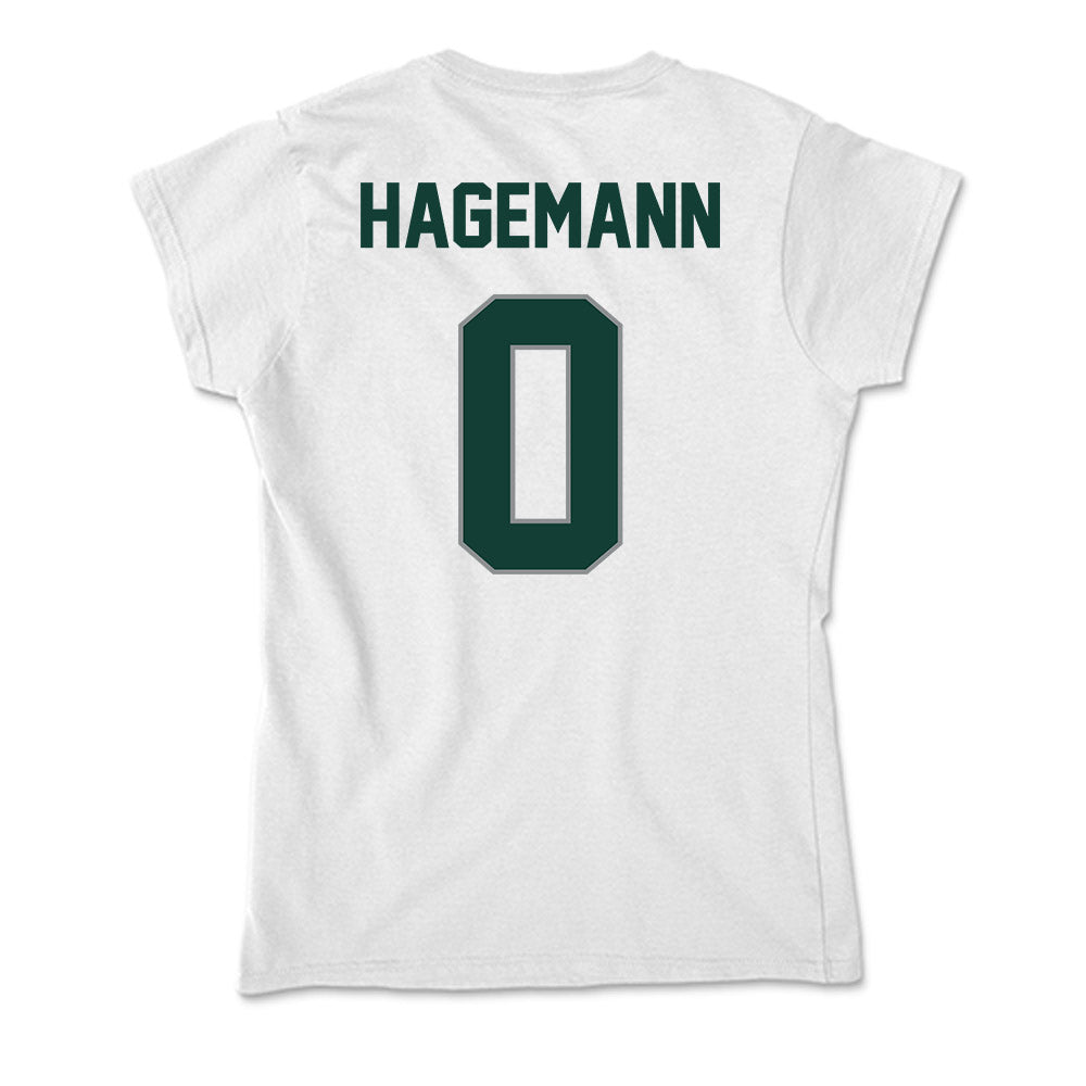 Michigan State - NCAA Women's Basketball : Damiya Hagemann - Soft Style Women’s T-Shirt-1