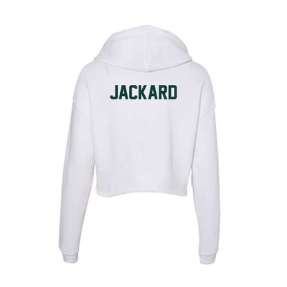 Michigan State - NCAA Women's Gymnastics : Jori Jackard - Women's Crop Fleece Hoodie-1