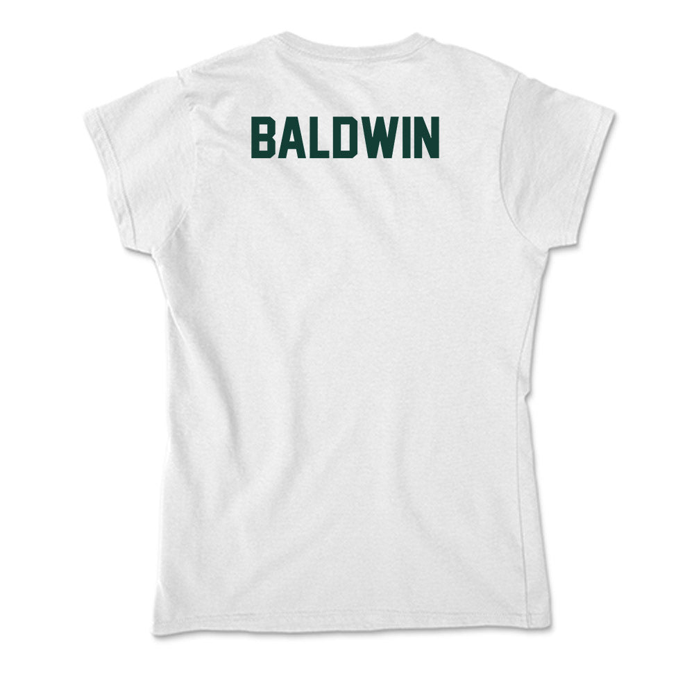 Michigan State - NCAA Men's Ice Hockey : Heath Baldwin - Soft Style Women’s T-Shirt-1