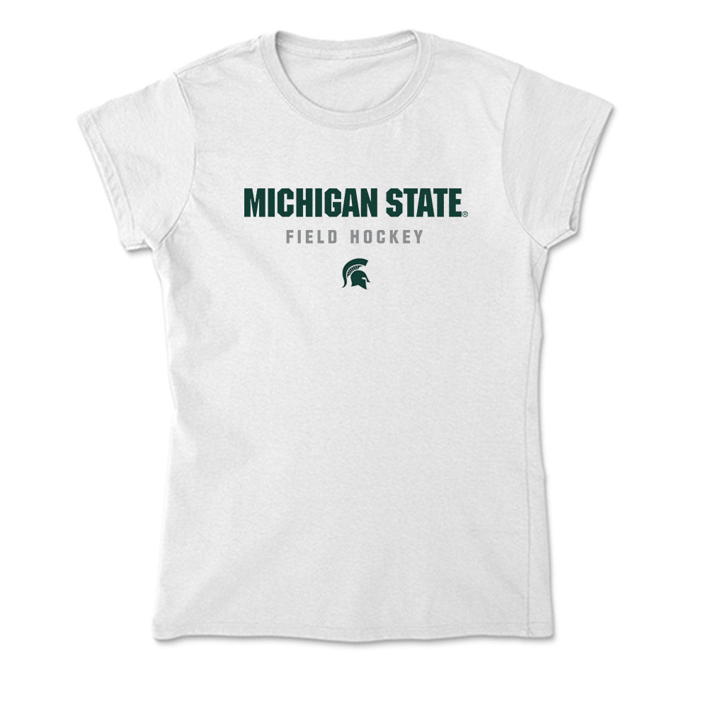 Michigan State - NCAA Women's Field Hockey : Nina Angeli - Soft Style Women’s T-Shirt-0