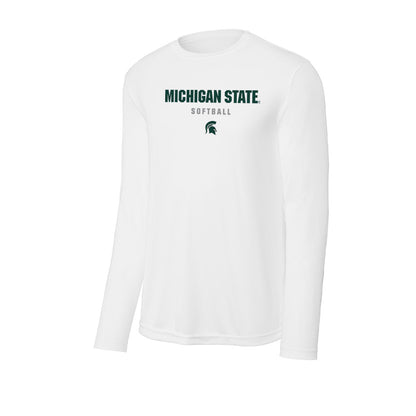 Michigan State - NCAA Softball : Sophie Holverstott - Activewear Long Sleeve T-Shirt-0