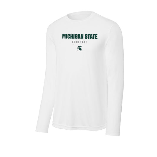 Michigan State - NCAA Football : Robert Wright Jr - Activewear Long Sleeve T-Shirt-0