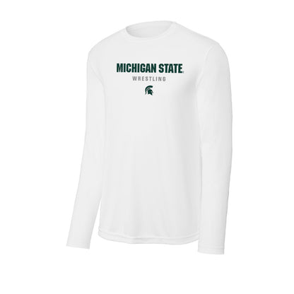 Michigan State - NCAA Wrestling : Sammy Agnello - Activewear Long Sleeve T-Shirt