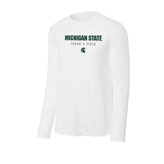 Michigan State - NCAA Women's Track & Field : Parker Steele - Activewear Long Sleeve T-Shirt-0