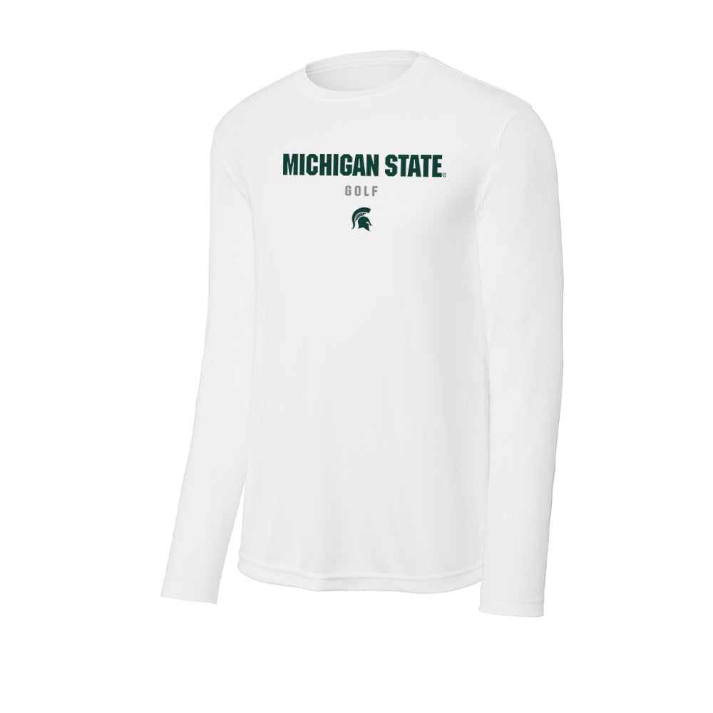 Michigan State - NCAA Men's Golf : Ashton McCulloch - Activewear Long Sleeve T-Shirt