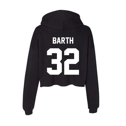 Rutgers - NCAA Football : Charlie Barth - Women's Crop Fleece Hoodie-1