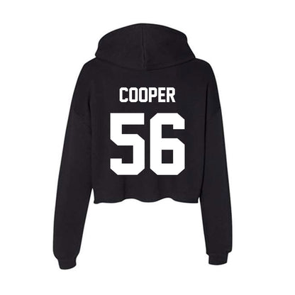 Rutgers - NCAA Football : Sean Cooper - Women's Crop Fleece Hoodie-1