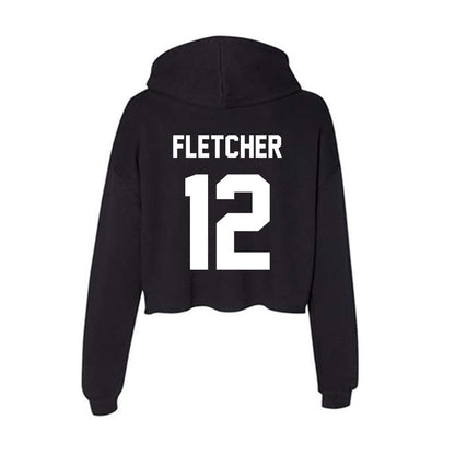 Rutgers - NCAA Football : Kenny Fletcher - Women's Crop Fleece Hoodie-1