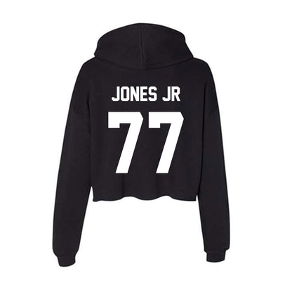 Rutgers - NCAA Football : Kenny Jones Jr - Women's Crop Fleece Hoodie-1