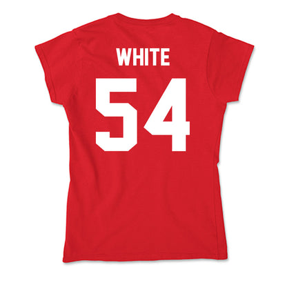 Rutgers - NCAA Football : Taj White - Soft Style Women’s T-Shirt-1