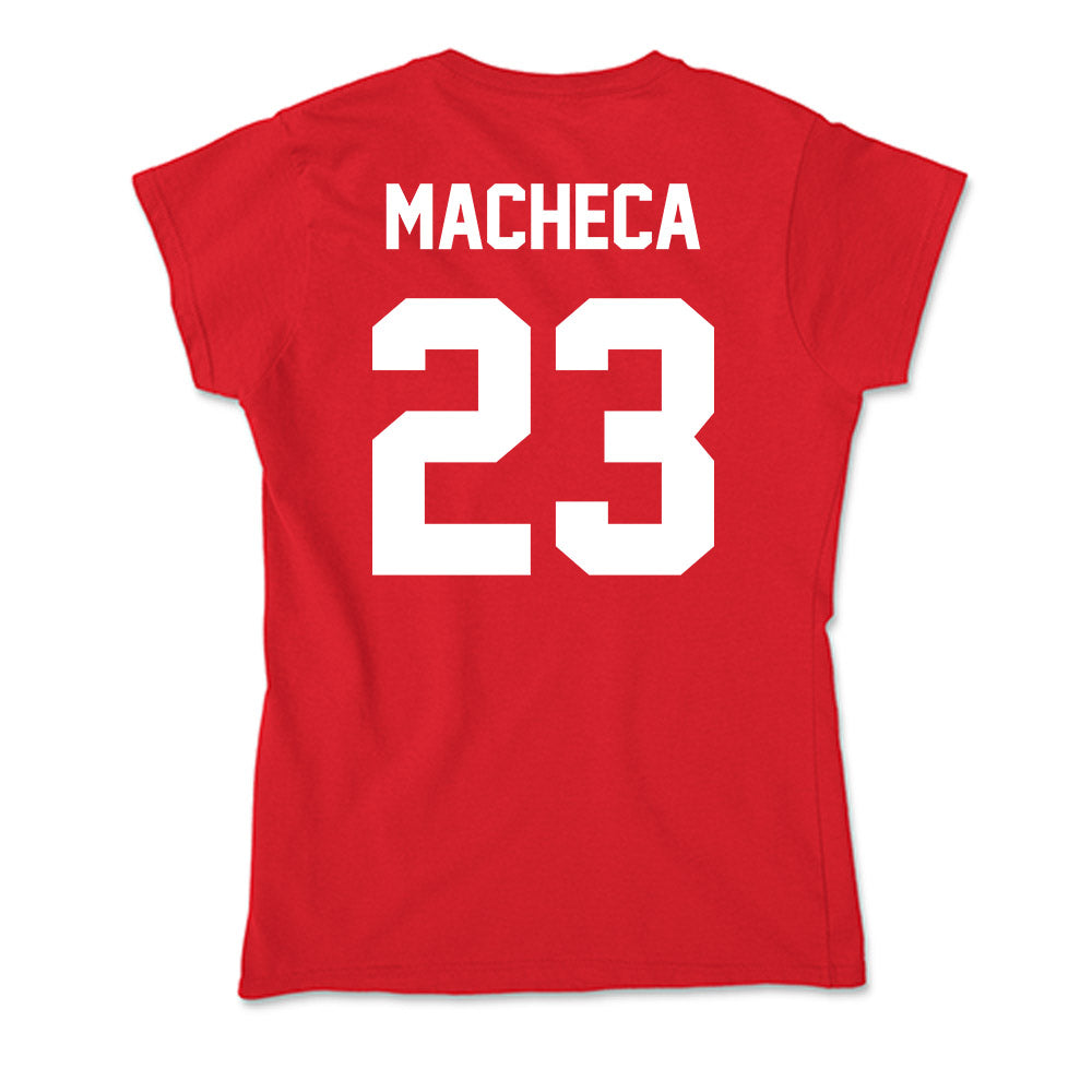 Rutgers - NCAA Men's Lacrosse : Andrew Macheca - Soft Style Women’s T-Shirt-1