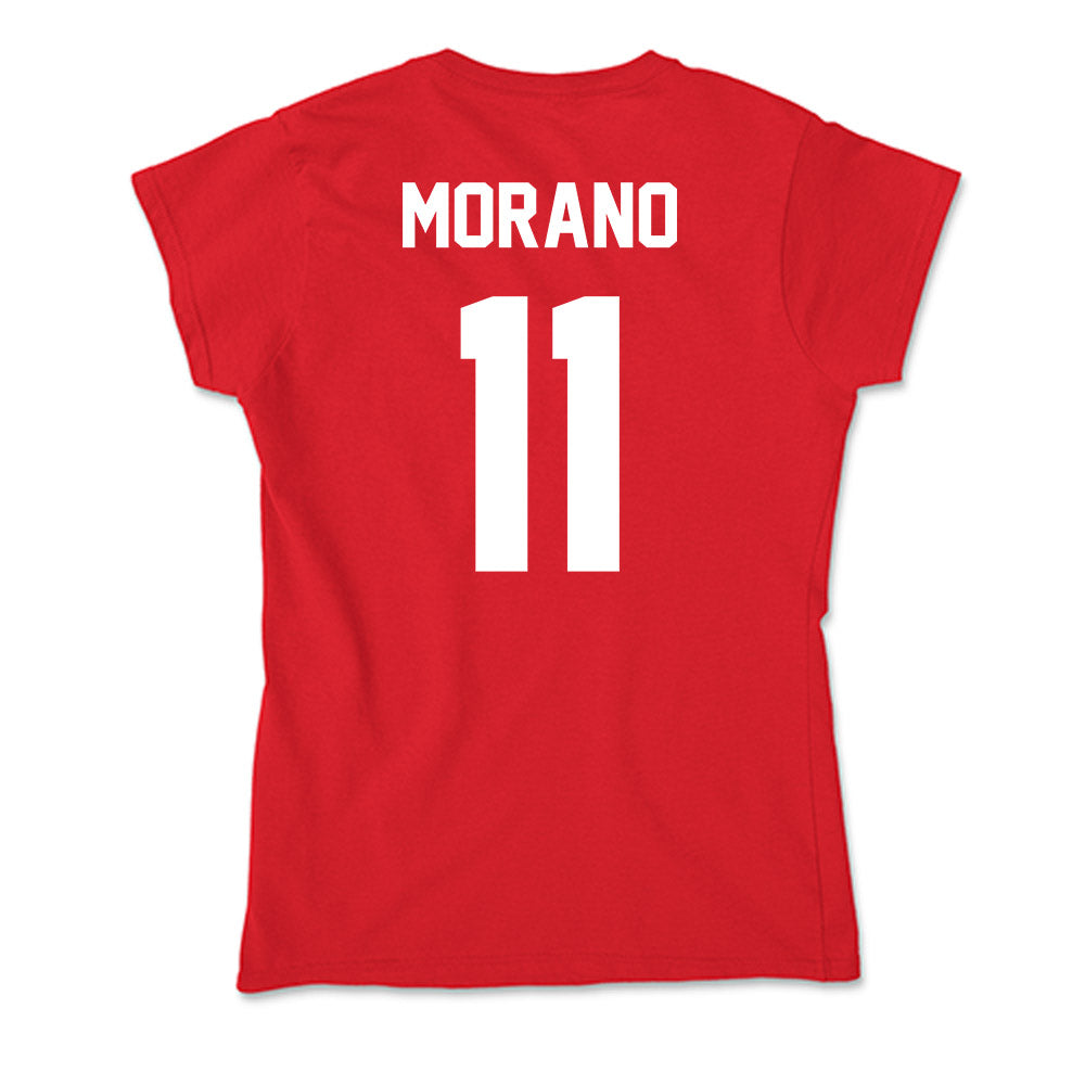 Rutgers - NCAA Men's Soccer : Anthony Morano - Soft Style Women’s T-Shirt-1