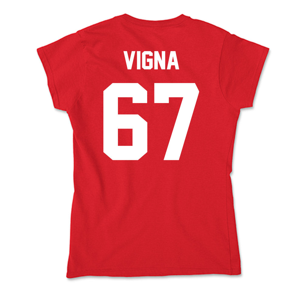 Rutgers - NCAA Football : Christopher Vigna - Soft Style Women’s T-Shirt-1
