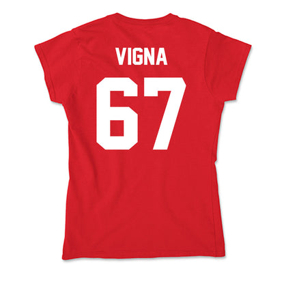 Rutgers - NCAA Football : Christopher Vigna - Soft Style Women’s T-Shirt-1