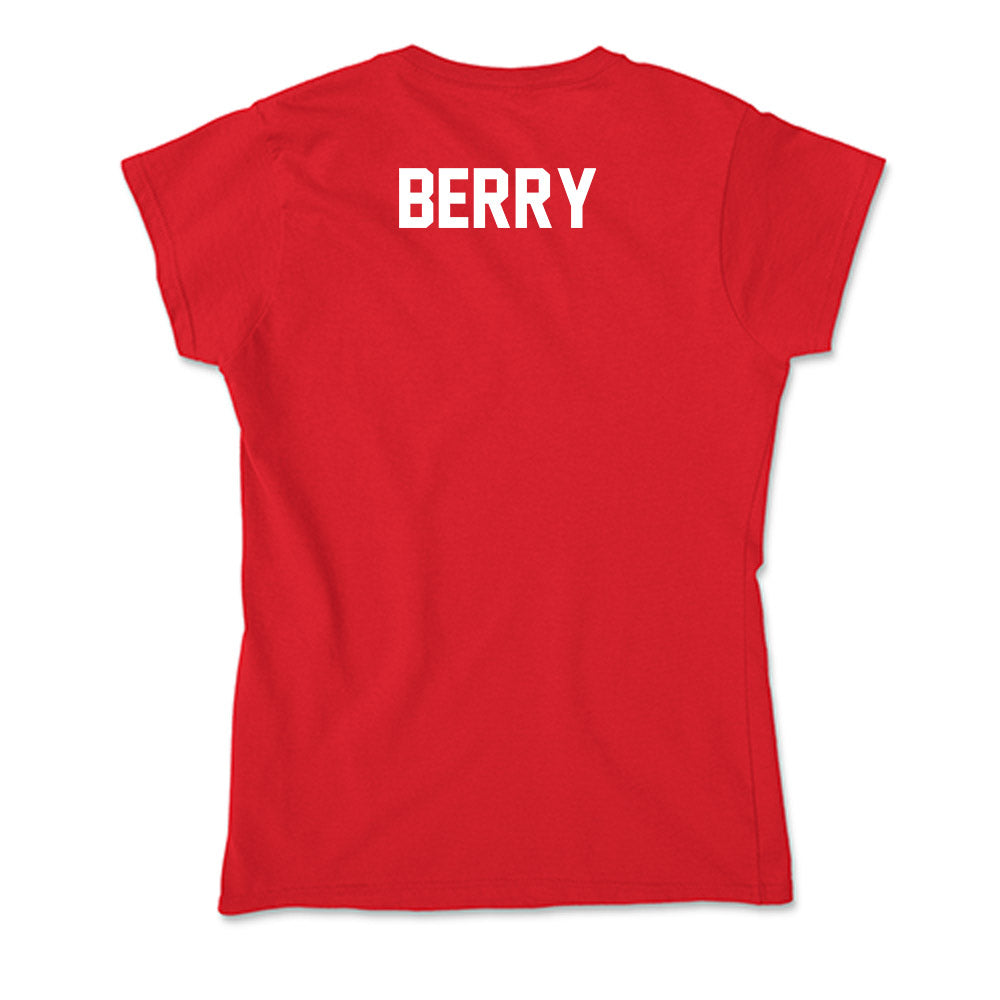 Rutgers - NCAA Women's Track & Field : Jenai Berry - Soft Style Women’s T-Shirt-1