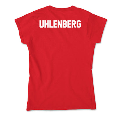 Rutgers - NCAA Women's Gymnastics : Donna Uhlenberg - Soft Style Women’s T-Shirt-1