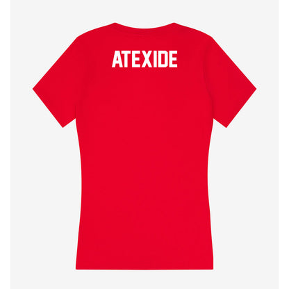 Rutgers - NCAA Men's Track & Field : Avery Atexide - Women's V-Neck T-Shirt-1