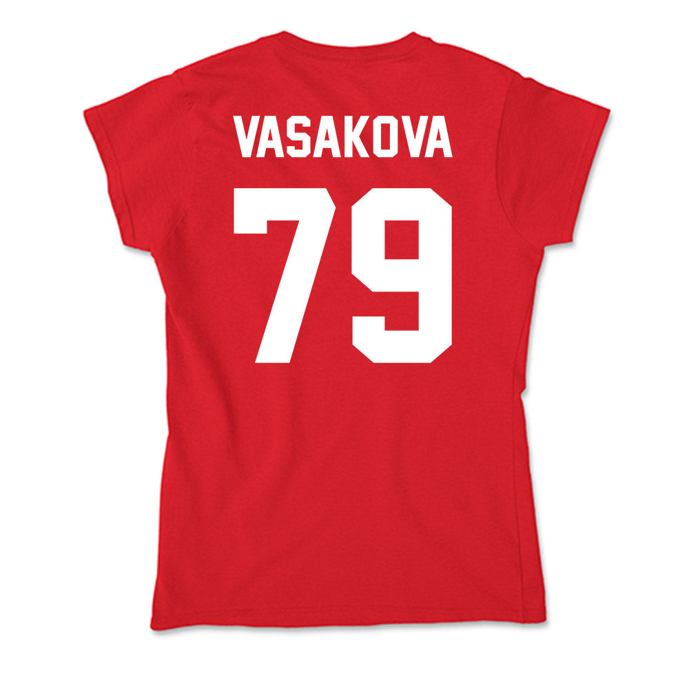 Rutgers - NCAA Women's Soccer : Adela Vasakova - Soft Style Women’s T-Shirt-1