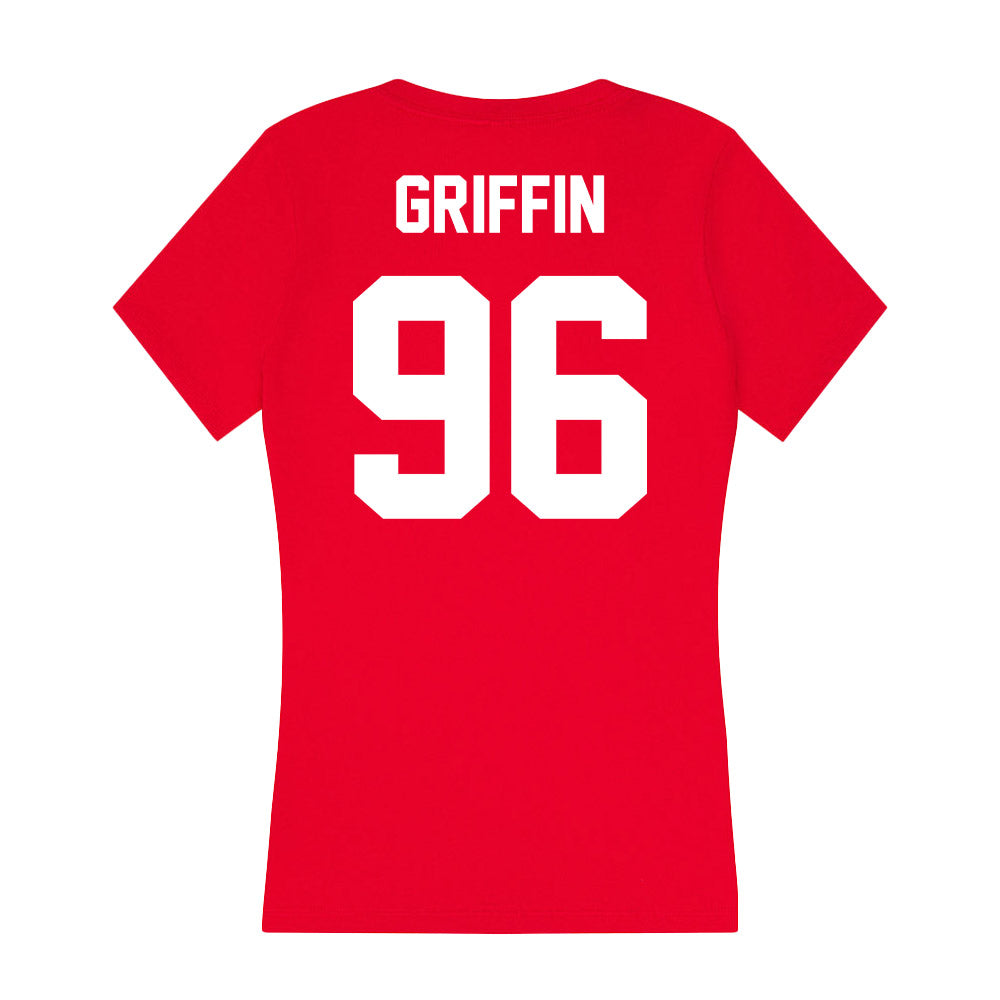 Rutgers - NCAA Football : Keshon Griffin - Women's V-Neck T-Shirt-1