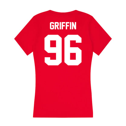 Rutgers - NCAA Football : Keshon Griffin - Women's V-Neck T-Shirt-1