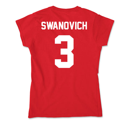 Rutgers - NCAA Women's Lacrosse : Samantha Swanovich - Soft Style Women’s T-Shirt-1