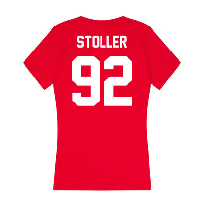 Rutgers - NCAA Men's Lacrosse : Cardin Stoller - Women's V-Neck T-Shirt-1