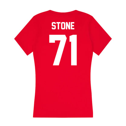 Rutgers - NCAA Football : John Stone - Women's V-Neck T-Shirt-1