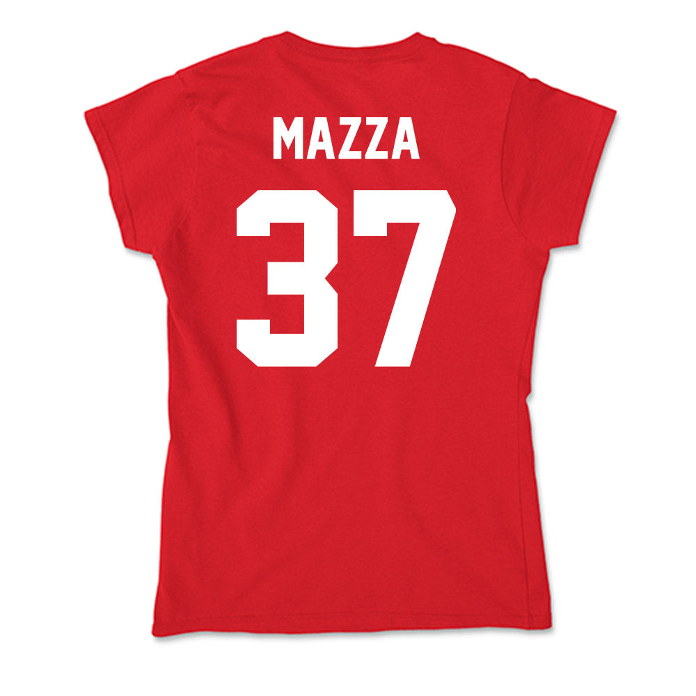 Rutgers - NCAA Baseball : Joe Mazza - Soft Style Women’s T-Shirt-1