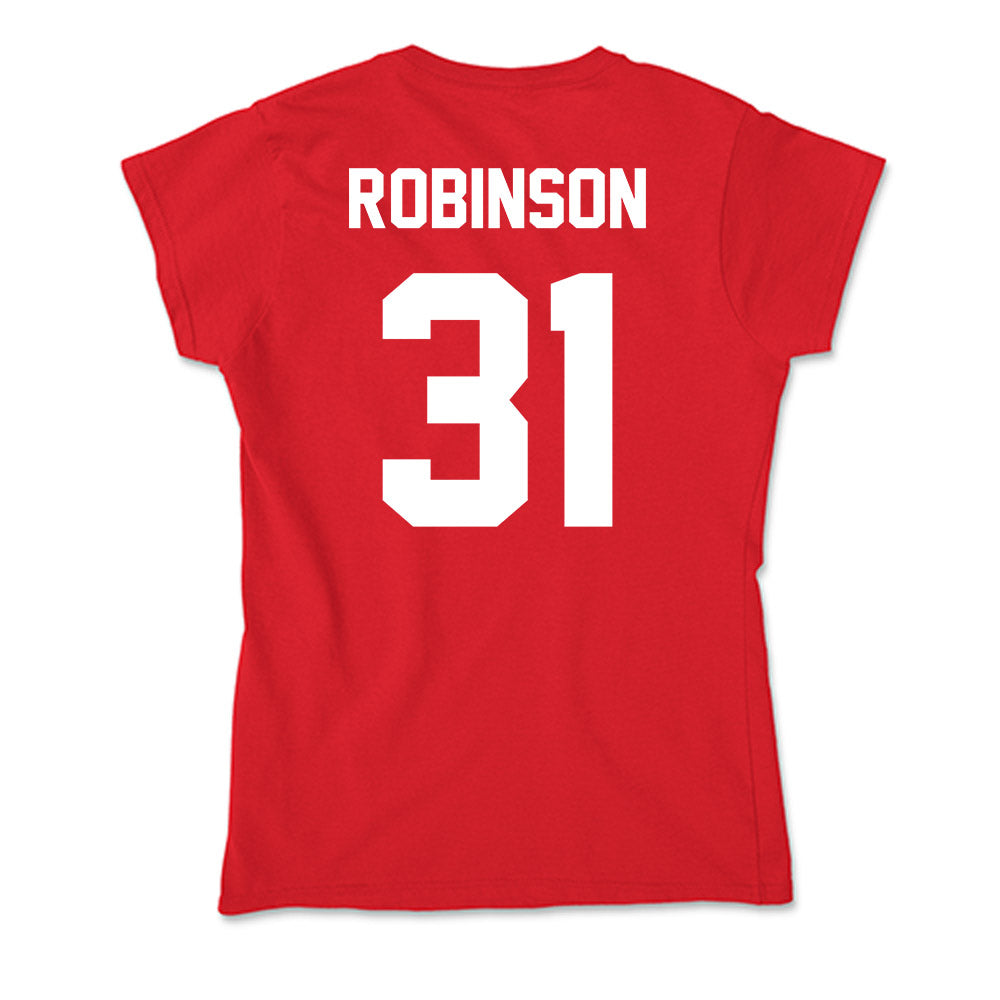 Rutgers - NCAA Football : Michael Robinson - Soft Style Women’s T-Shirt-1