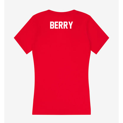 Rutgers - NCAA Women's Track & Field : Jenai Berry - Women's V-Neck T-Shirt-1