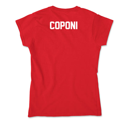 Rutgers - NCAA Men's Track & Field : Steven Coponi - Soft Style Women’s T-Shirt-1