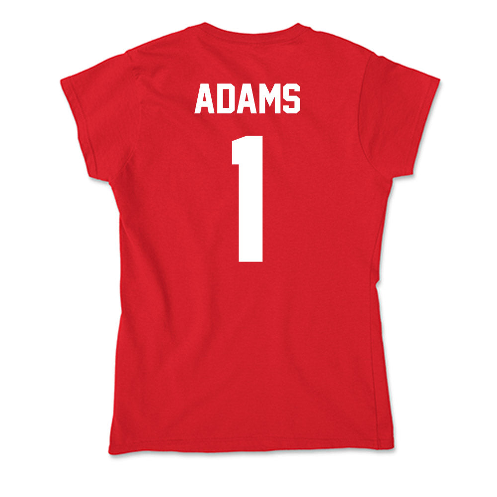 Rutgers - NCAA Women's Basketball : Destiny Adams - Soft Style Women’s T-Shirt-1