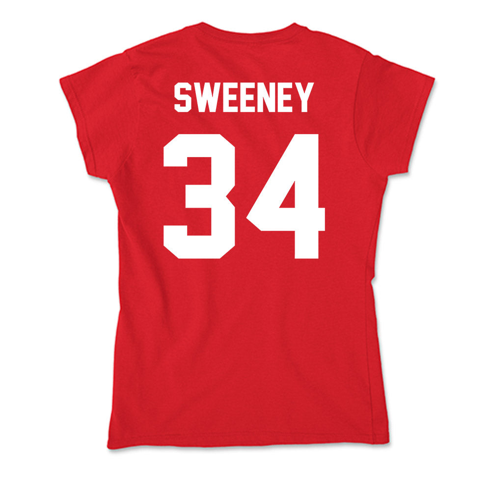 Rutgers - NCAA Baseball : Jack Sweeney - Soft Style Women’s T-Shirt-1