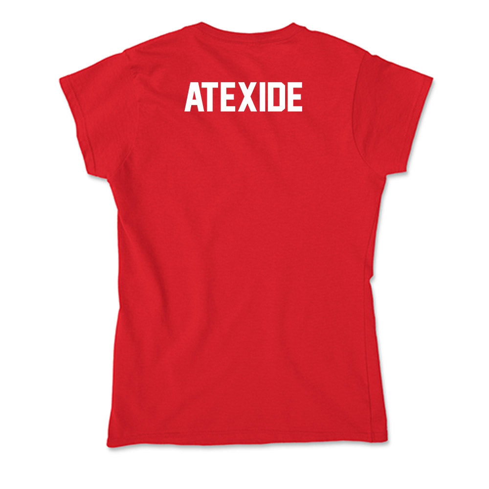 Rutgers - NCAA Men's Track & Field : Avery Atexide - Soft Style Women’s T-Shirt-1