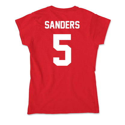 Rutgers - NCAA Football : Kaj Sanders - Soft Style Women’s T-Shirt-1