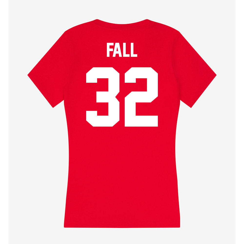 Rutgers - NCAA Men's Basketball : Baye Fall - Women's V-Neck T-Shirt-1