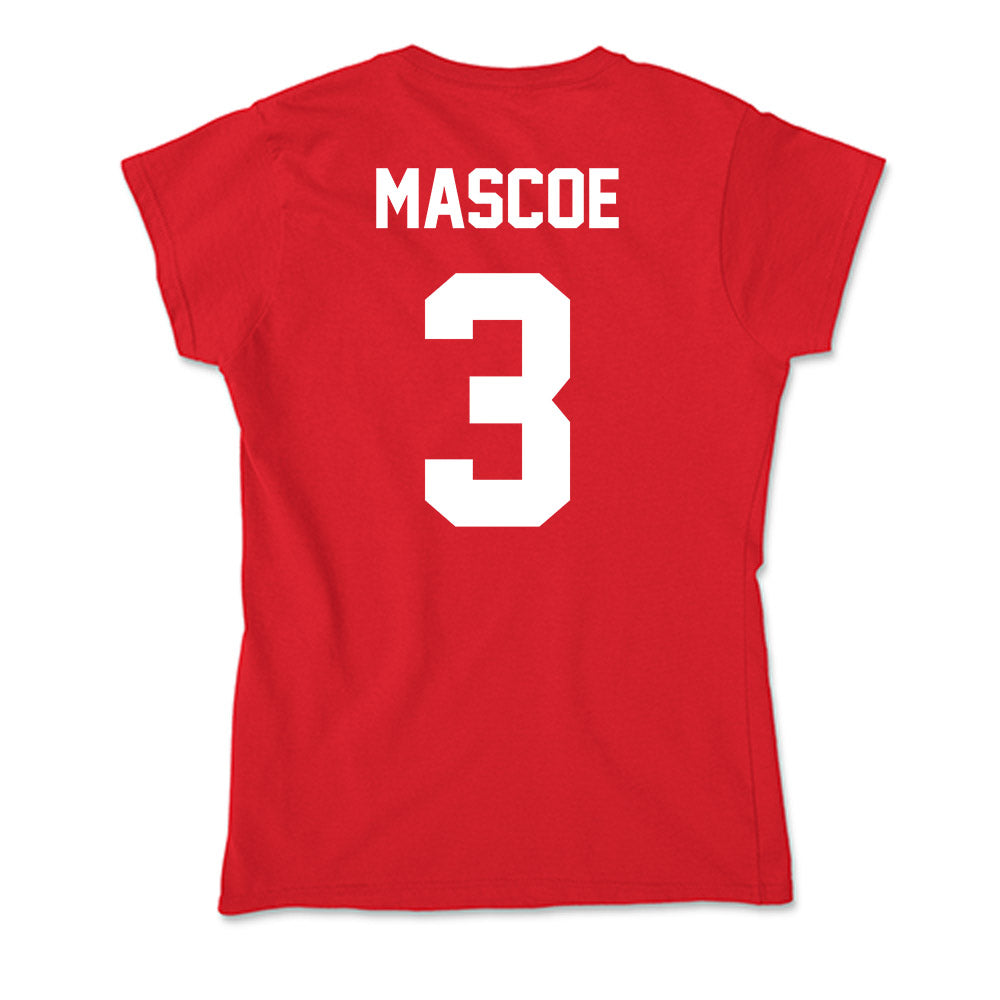 Rutgers - NCAA Football : Bo Mascoe - Soft Style Women’s T-Shirt-1