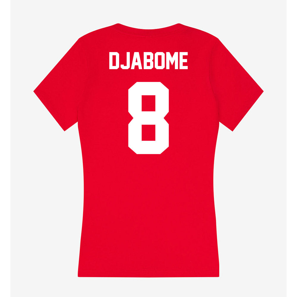 Rutgers - NCAA Football : Dariel Djabome - Women's V-Neck T-Shirt-1