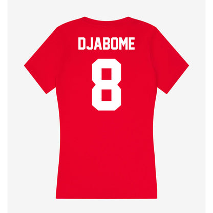 Rutgers - NCAA Football : Dariel Djabome - Women's V-Neck T-Shirt-1