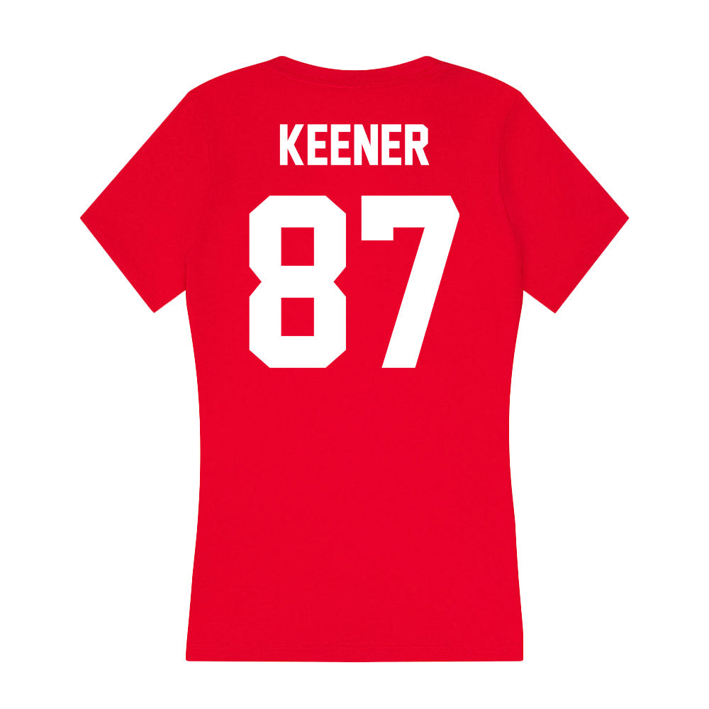 Rutgers - NCAA Football : Monte Keener - Women's V-Neck T-Shirt-1