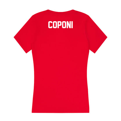 Rutgers - NCAA Men's Track & Field : Steven Coponi - Women's V-Neck T-Shirt-1