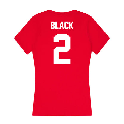 Rutgers - NCAA Football : Benjamin Black - Women's V-Neck T-Shirt-1