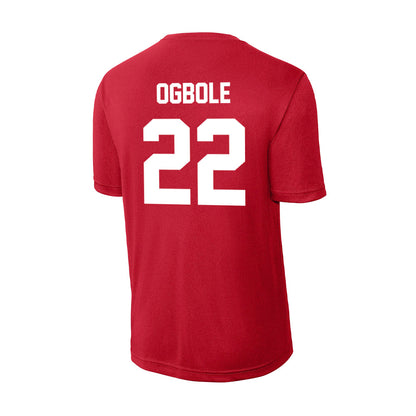 Rutgers - NCAA Men's Basketball : Emannuel Ogbole - Activewear T-shirt